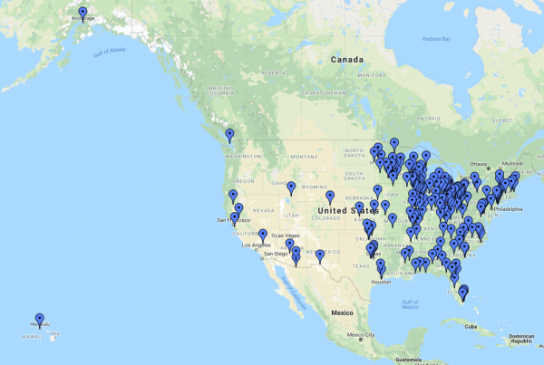 Map of CSSIA Affiliate Locations